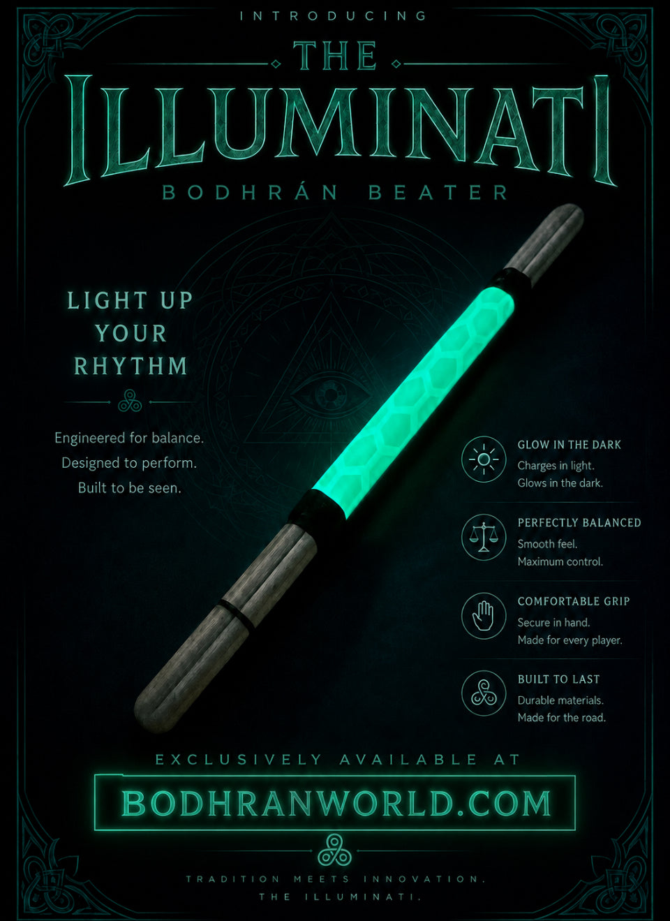 The Illuminati™ Bodhrán Beater