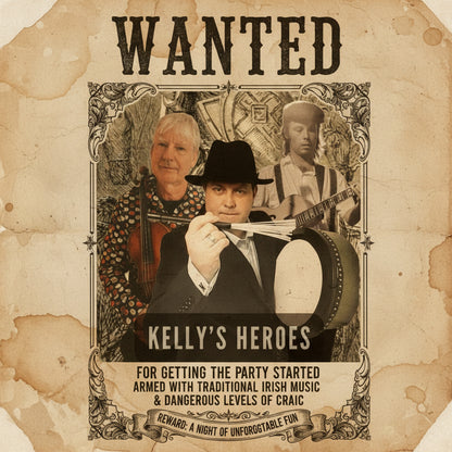 BOOK Kelly's Heroes : Weddings, Birthdays, Corporate Events and Important Celebrations.