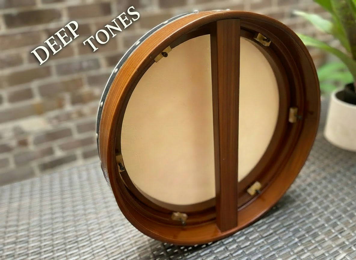 Tuneable Irish Bodhran | 16" tuneable Bodhran with Beater, Tune Key and Carry Case